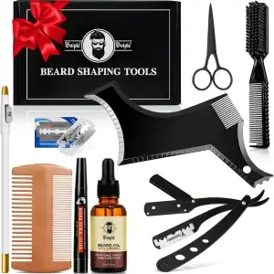 19pcs Men's Beard Grooming Kit