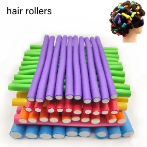 10pcs No Heat Flexi Foam Hair Curler Rollers