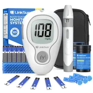 G-425-3 LinkSun Blood Glucose Meter Complete Kit